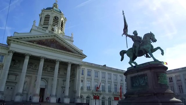 Place Royale a royal palace in Brussels