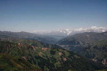 Naklejka premium Summer in mountains