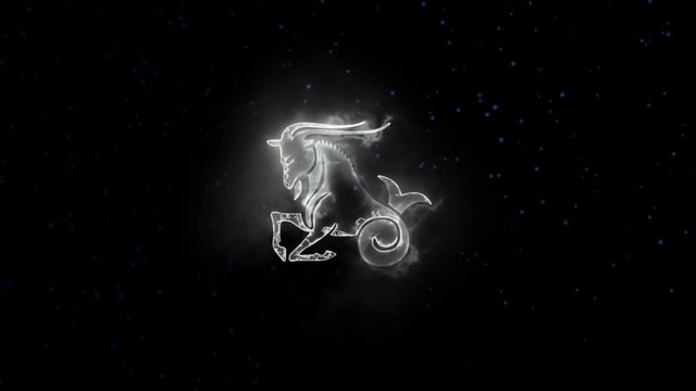 Animation of a brilliant zodiac horoscope sign, astrology, astronomy, mystic