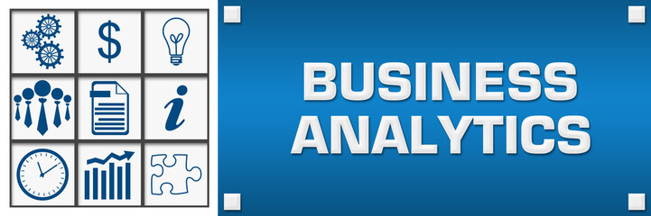 Business Analytics Business Symbols Grid Left 