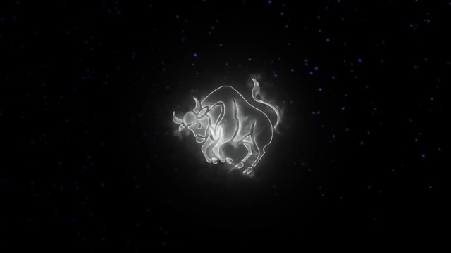 Animation of a brilliant zodiac horoscope sign, astrology, astronomy, mystic