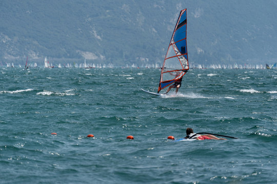 Surf and the lake
