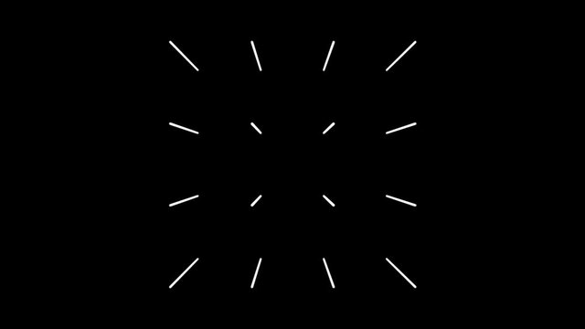 4k Technology Cube Box Spinning/
Abstract minimal animation of cube with dots particles spinning