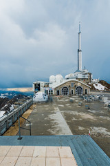 Fototapeta premium Pic du Midi terrace, France