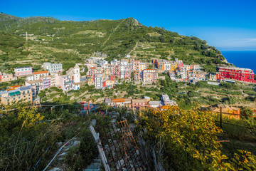Manarola in Cinque Terre, Liguria, Italy.