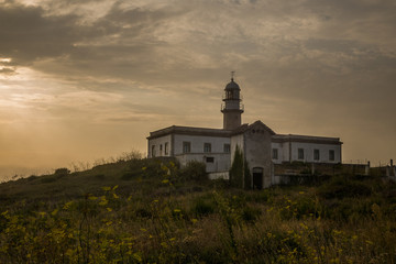 Fototapeta na wymiar Lariño Lighthouse