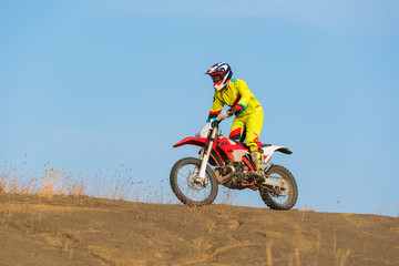 Naklejka premium Amazing Motocross rider