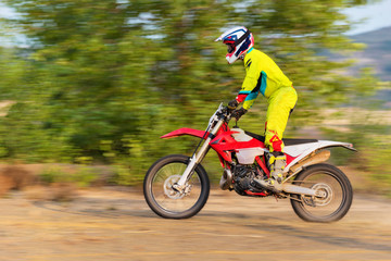 Naklejka premium Amazing Motocross rider