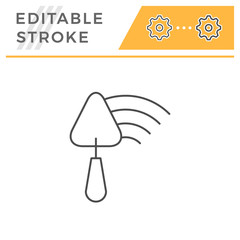 Plastering line icon