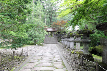 日光_竜光院参道 _人界庭園 #Shrines and Temples of Nikko. Japan