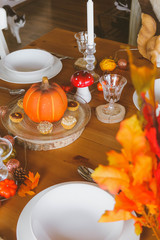 Fall table decor