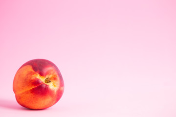 Nectarines on a colored background