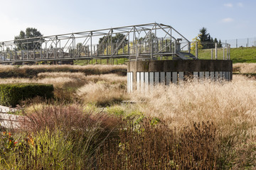 Herbst im Berne Park an der Emscher Bottrop