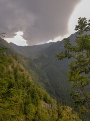 Fantastic landscape of Romania and the Carpathian Mountains.