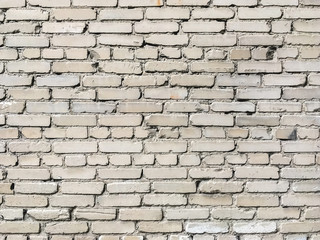 The old brick wall, brick gray texture