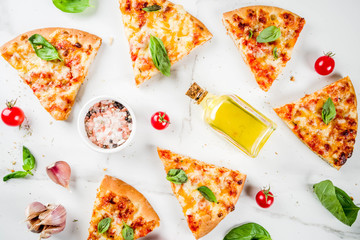 Homemade cheesy pizza