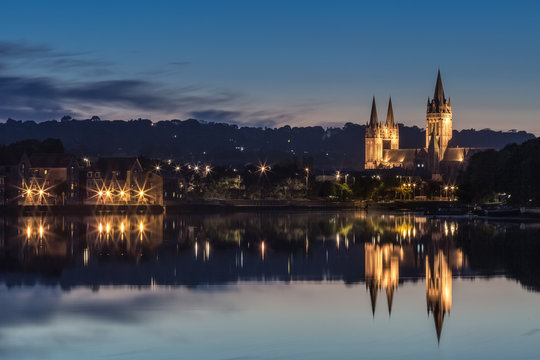 Twilight, Truro Cathedral, Cornwall