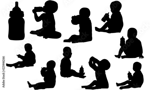 Free Free 310 Silhouette Baby Bottle Svg Free SVG PNG EPS DXF File