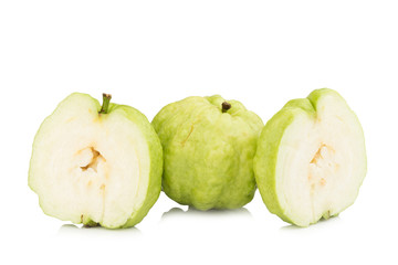 Guava fruit asian isolated on white background