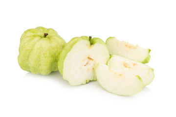 Guava fruit asian isolated on white background