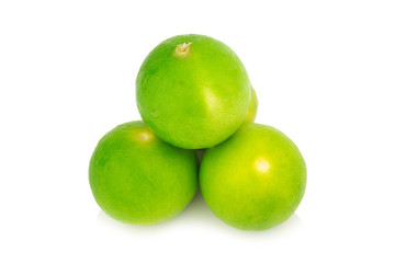 lime isolated on white background