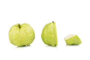 Guava fruit asian isolated on white background