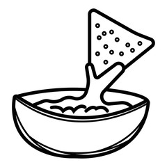 delicious mexican food icon