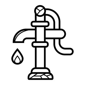 Water Well Pump Icon