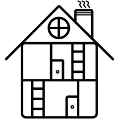 Vector building icon