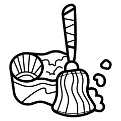 Cleaning Service Equipment Icon