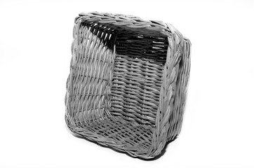 beige braid is on the table, basket for accessories