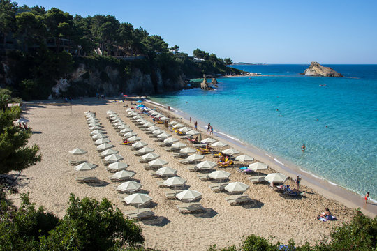 Platis Gialos beach, island Kefalonia, Greece