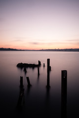 Soft focus due to long exposure in Istanbul.