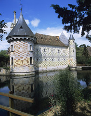 Fototapeta na wymiar France, Normandy,Chateau St. Germain De Livet