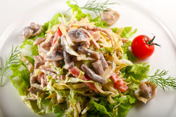 Mushroom salad