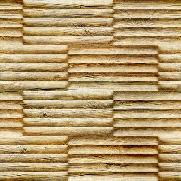 Abstract wooden paneling - seamless background - decorative pattern