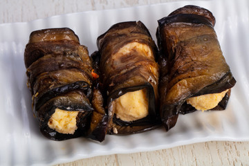 Tasty zucchini  roll