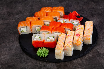 Japanese sushi set