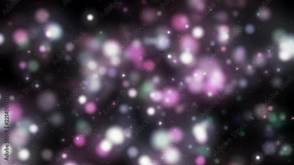 Poster abstract celebration bokeh flying animation background