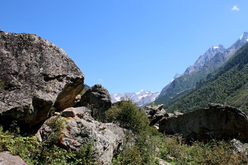 Caucasus. The Gorge Adyr-Su.