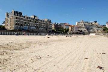 Fototapeta na wymiar Grande plage de Dinard