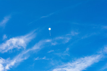 Blue Sky with balloons