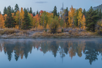 Grand Teton National Park Autumn Landscape