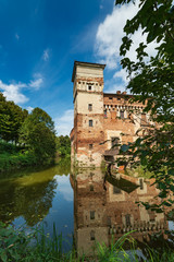 Fototapeta na wymiar Castello di Padernello Bs