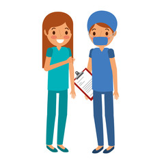 surgery staff medical characters