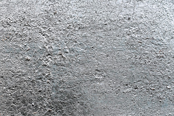 Silver metallic paint on steel texture background