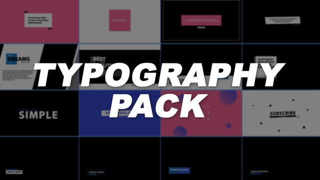 Modern Typography Pack