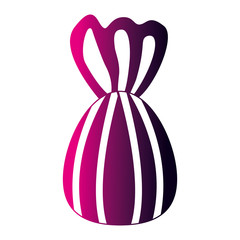 wrapped sweet candy flavor icon