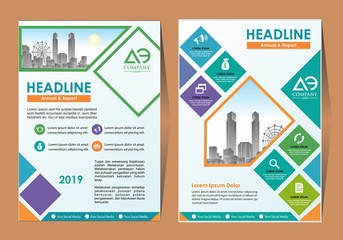 cover, layout, brochure, magazine, catalog for annual report