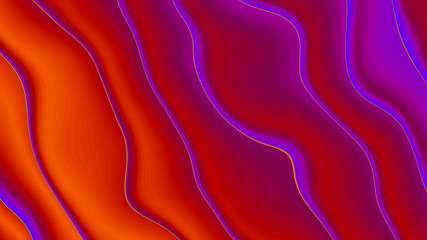 Background in paper style. Of multi-colored details.